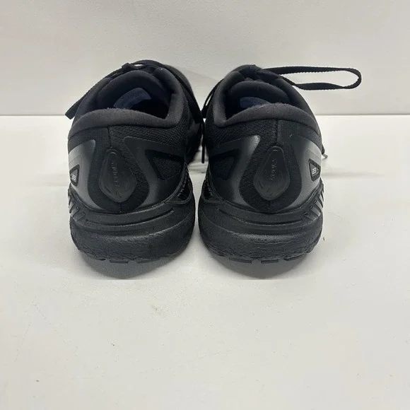 Brooks Adrenaline GTS 23 Men's Size 11.5 Wide 2E Triple Black - Missing Insoles - Picture 10 of 16